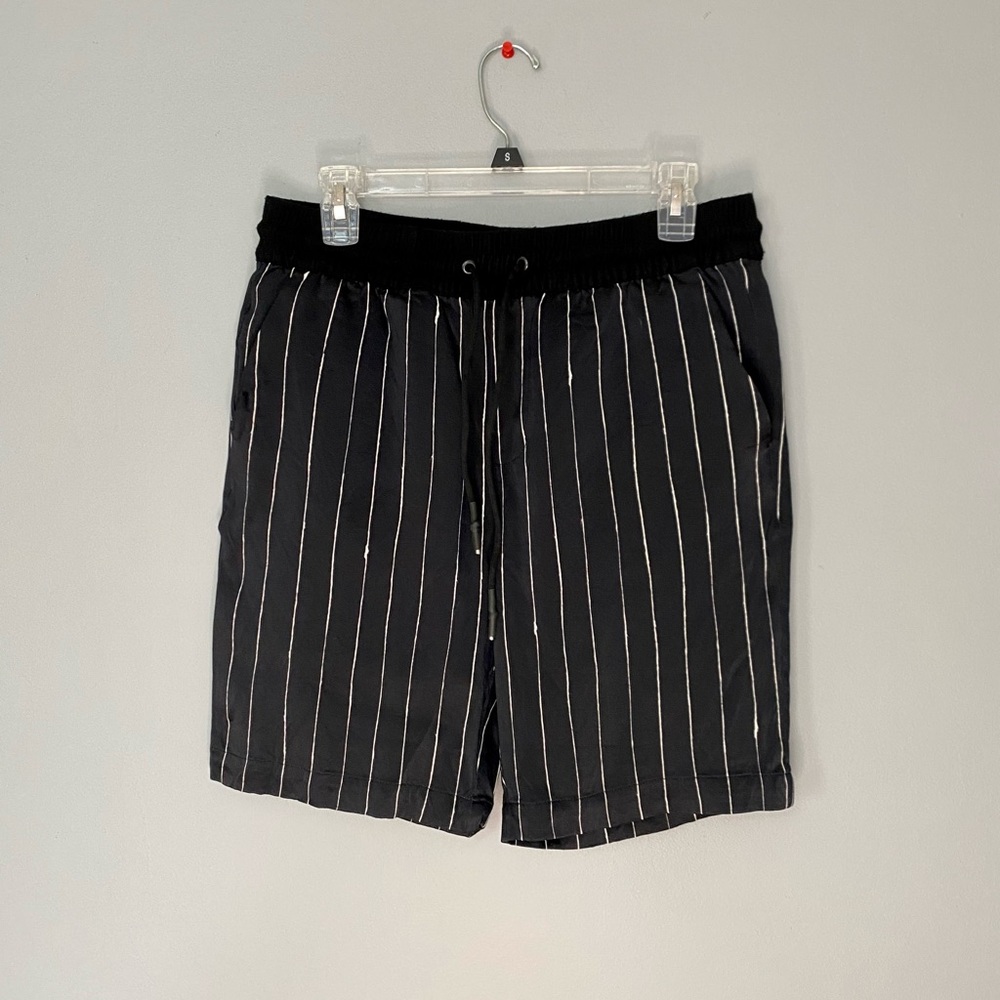 Karl Lagerfeld black stripe shirts Medium